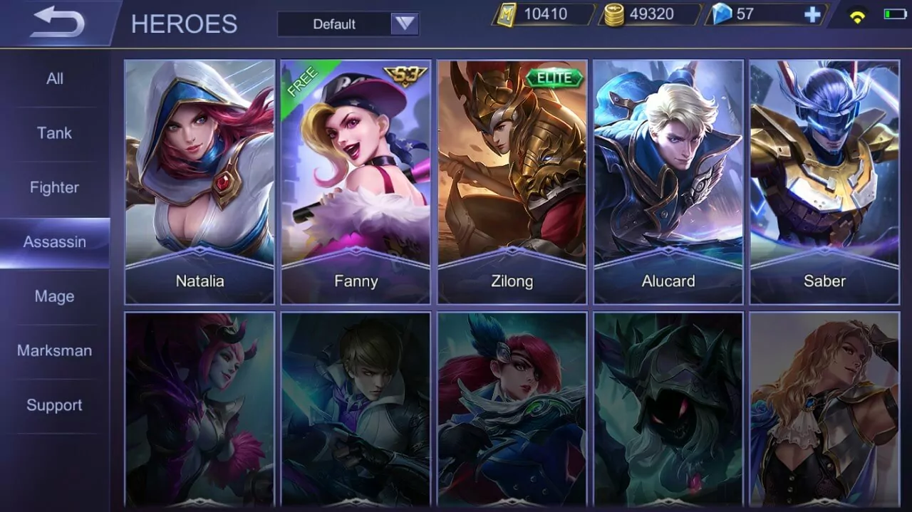 Peran dan posisi pemain Mobile Legends M6 dalam tim