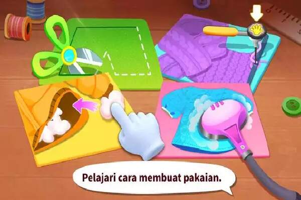 Game Berbusana Bayi Panda