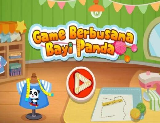 Game Berbusana Bayi Panda