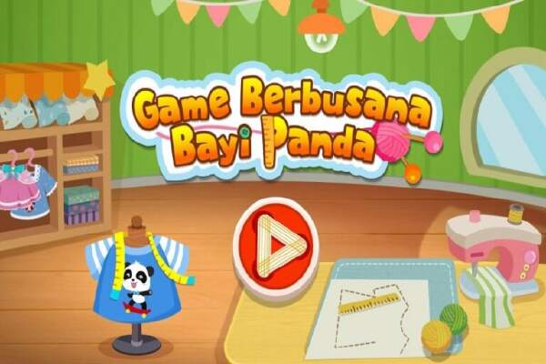 Game Berbusana Bayi Panda