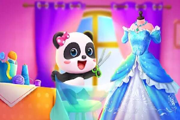 Game Berbusana Bayi Panda