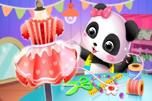 Game Berbusana Bayi Panda