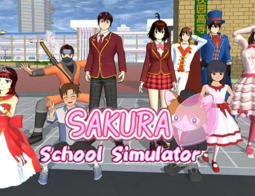 Cara Mabar di Game Sakura School Simulator