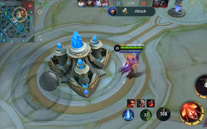 Skill dan Build Turret di Game Mobile Legends