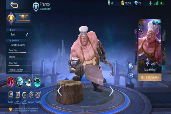 Skin Legend Franco