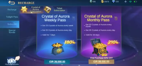 Cara mendapatkan Crystal of Aurora