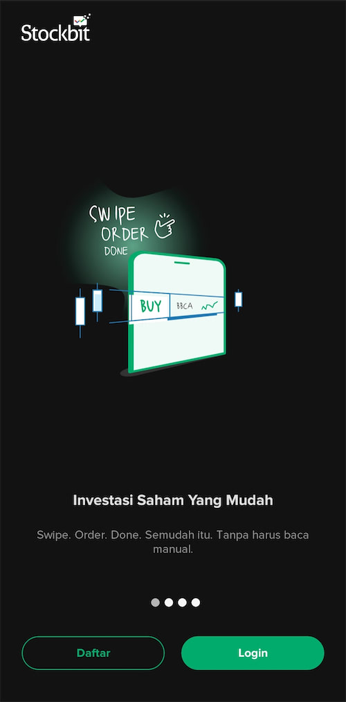 Aplikasi trading saham Indonesia - stockbit
